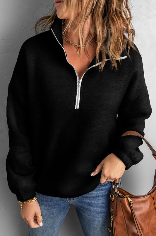 Black Quarter Zip