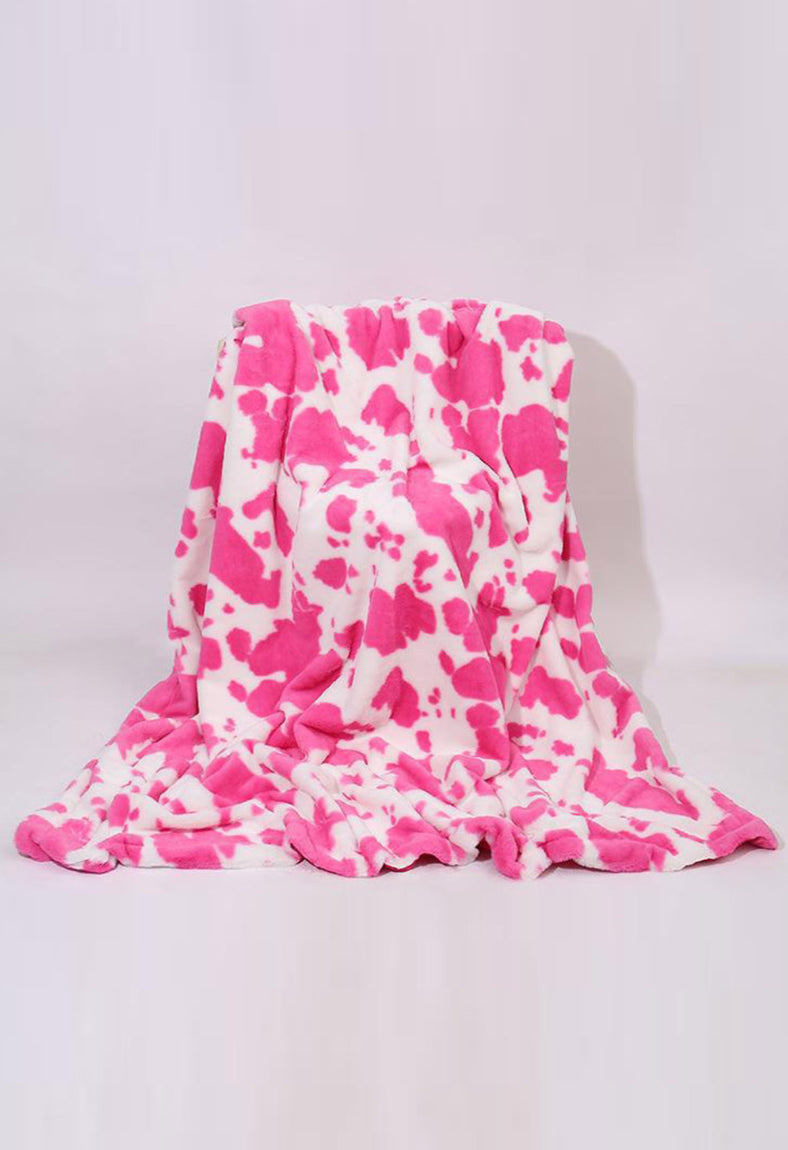 Pink & White TRAVEL/BABY blanket