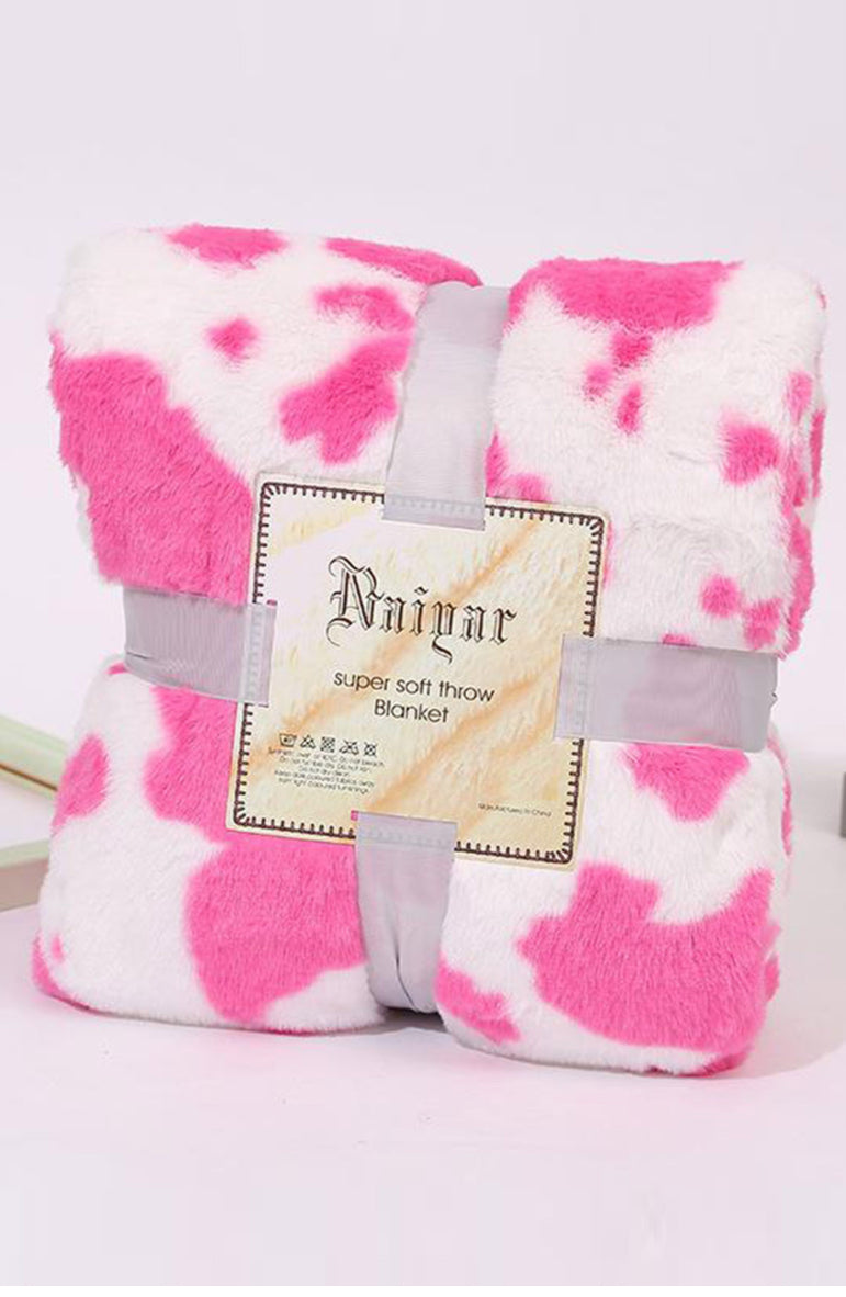 Pink & White TRAVEL/BABY blanket